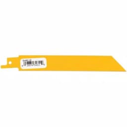 DEWALT 6 in. 18 TPI Bi-Metal Straight Back Reciprocating Saw Blade (5-Pack) thumbnail 5