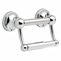 Delta Traditional Toilet Paper Holder with Assist Bar, Polished Chrome thumbnail 1