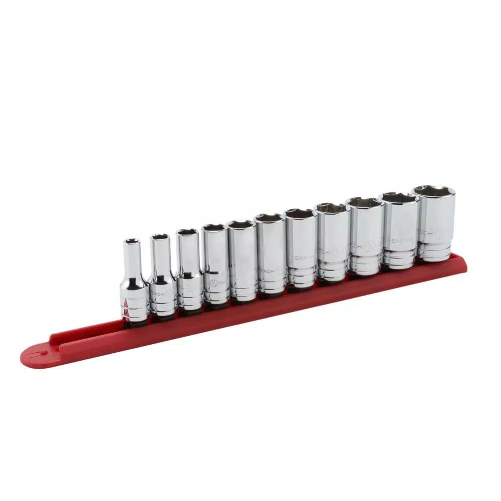 GearWrench 11-Piece 3/8 in. Drive SAE Mid Length Socket Set