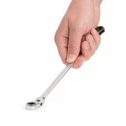 TEKTON 8 mm x 10 mm Extra Long Flex-Head Ratcheting Box End Wrench thumbnail 8