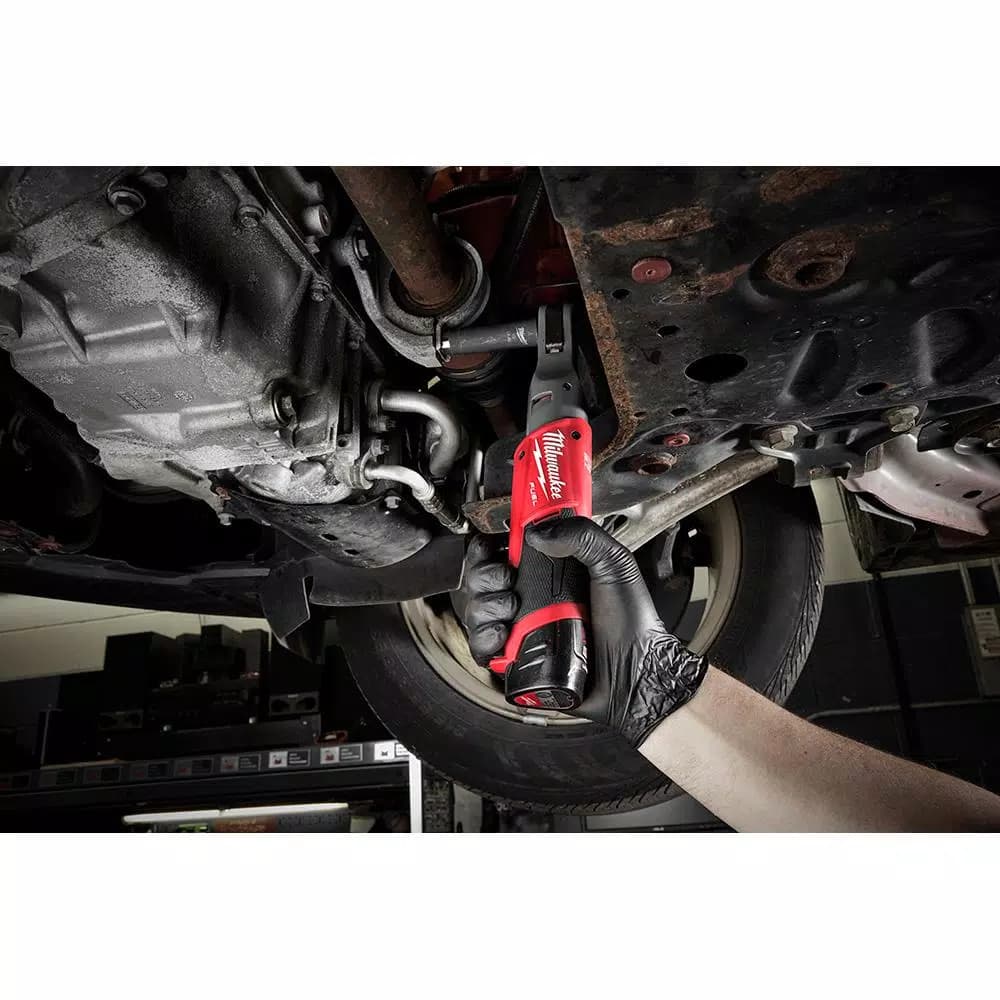 Milwaukee M12 12V Cordless Sub-Compact Band Saw and 3/8 in. FUEL Ratchet Combo Kit with 2.0Ah Battery and Charger