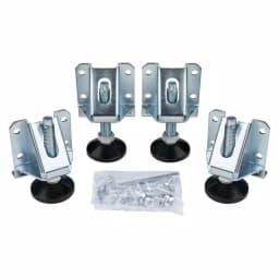 POWERTEC Heavy-Duty Aluminum Leg Leveler Kit with Lock Nuts (4-Pack) thumbnail 2