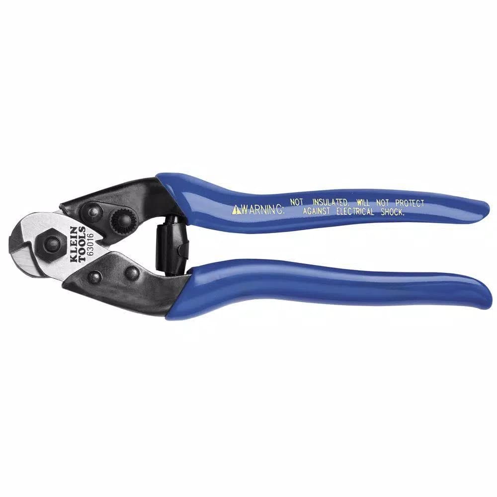 Klein Tools 7.5 in. Heavy Duty Cable Shears, Tempered Steel Blades for ACSR and Hardened Wire