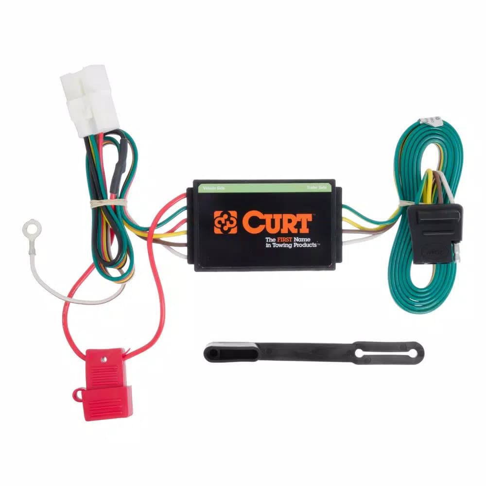 CURT Custom Vehicle-Trailer Wiring Harness, 4-Way Flat, for Select Subaru Models (OEM Tow Package Required)