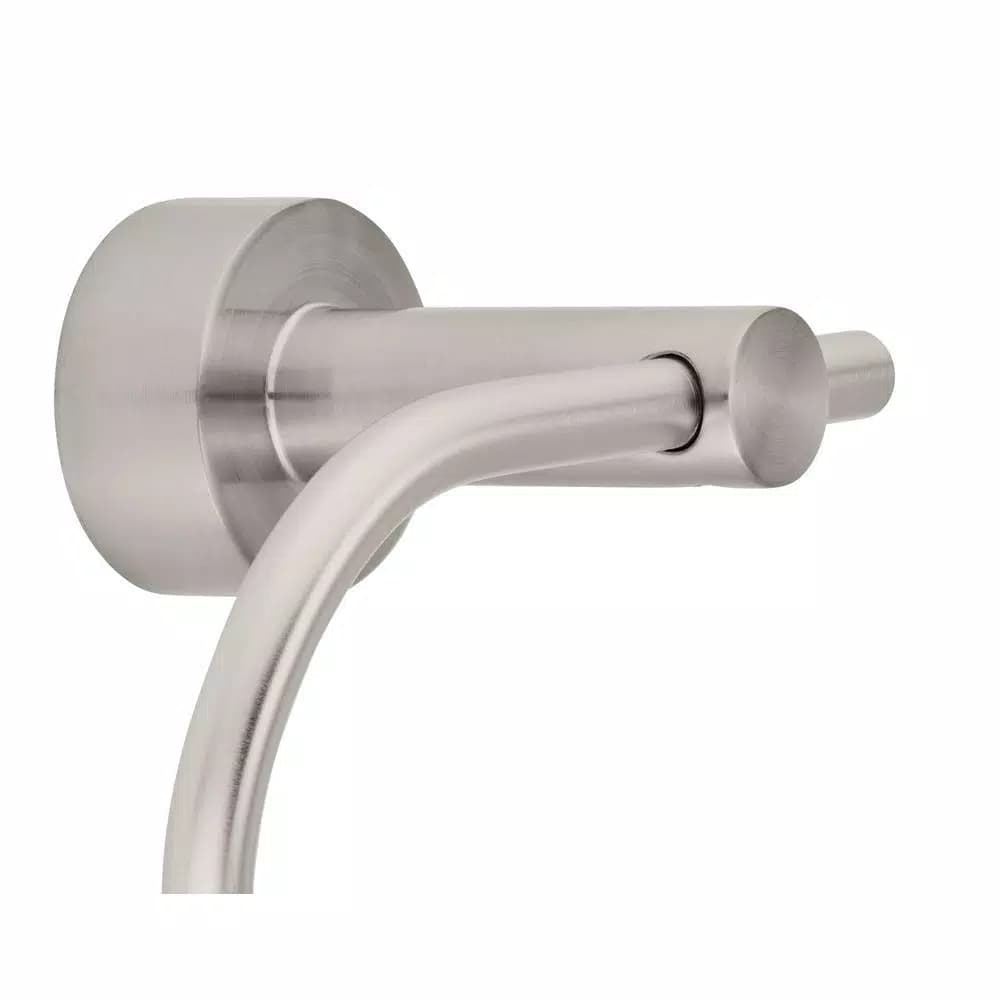 Glacier Bay Innburg Single Post Toilet Paper Holder, Brushed Nickel