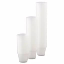 DART Conex 1 oz. Clear Polypropylene Portion Containers, 2500 Count Case thumbnail 3
