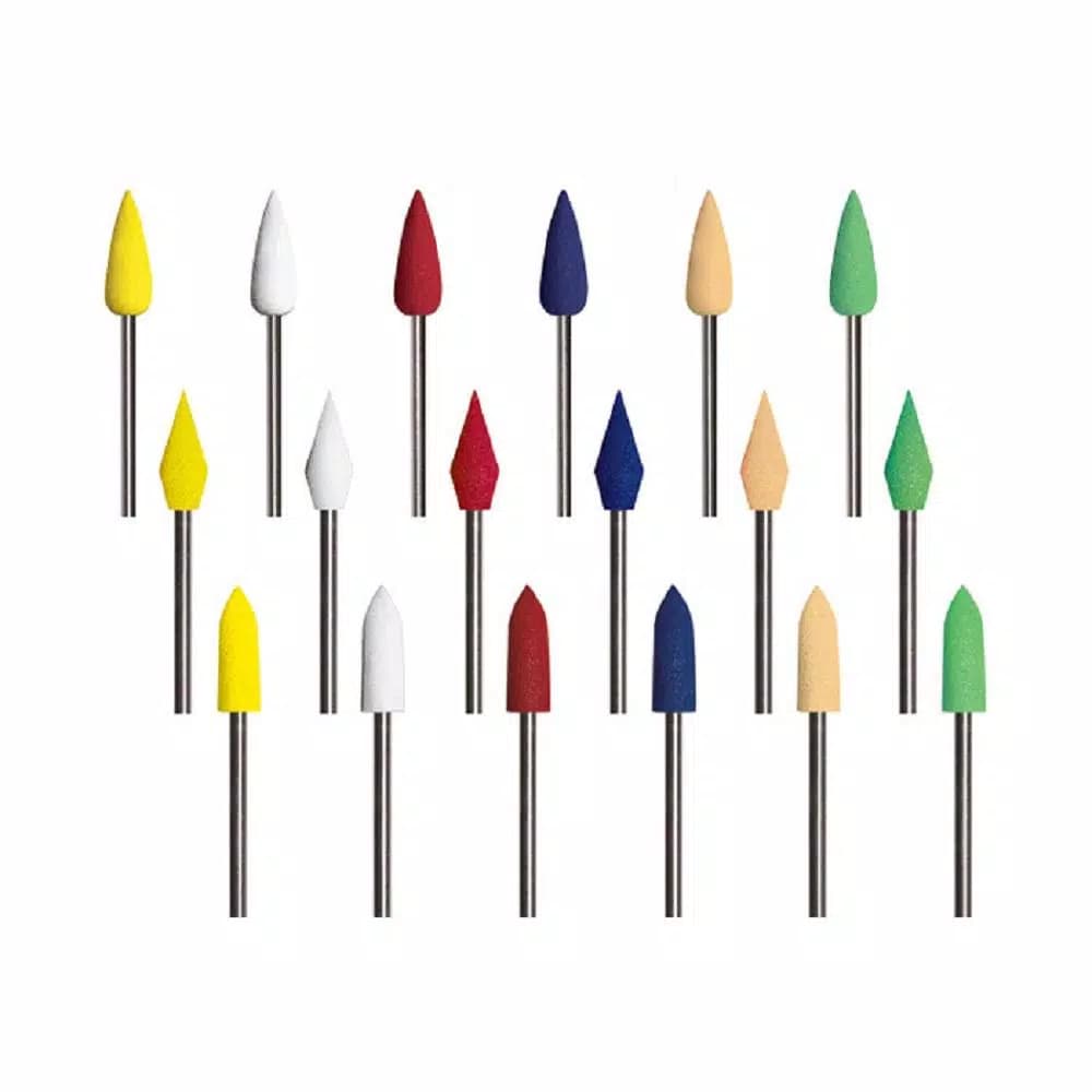 Dedeco Sunburst Points 18-Piece Rotary Tool Set, 3/32 in. Shank, Cleaning, Deburring & Polishing