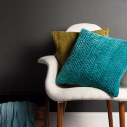 Artistic Weavers Vorkuta Teal Solid Cotton Throw Pillow, 18 x 18 in. thumbnail 2