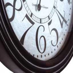 Yosemite Home Decor Caledonian Railway Black Oversized Wall Clock thumbnail 2
