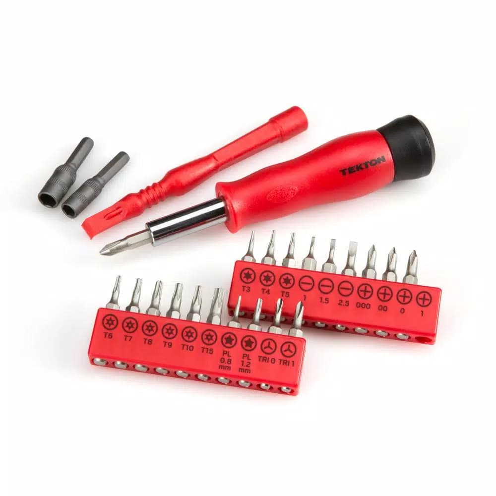 TEKTON 135-Piece Everybit Ratchet Screwdriver and Bit Set with Security and Precision Bits