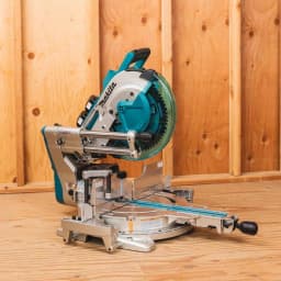 Makita 12 in. Dual-Bevel Sliding Compound Miter Saw Kit with X2 LXT 36V Power and Folding Stand thumbnail 11