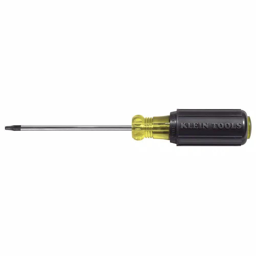 Klein Tools T15 Torx Screwdriver with 4 in. Round Shank and Cushion Grip Handle