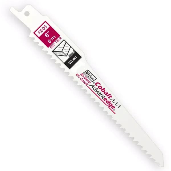 Ivy Classic Cobalt Advantage 6 in. 6 TPI Bi-Metal Reciprocating Saw Blades, Wood & Composition (50-Pack)