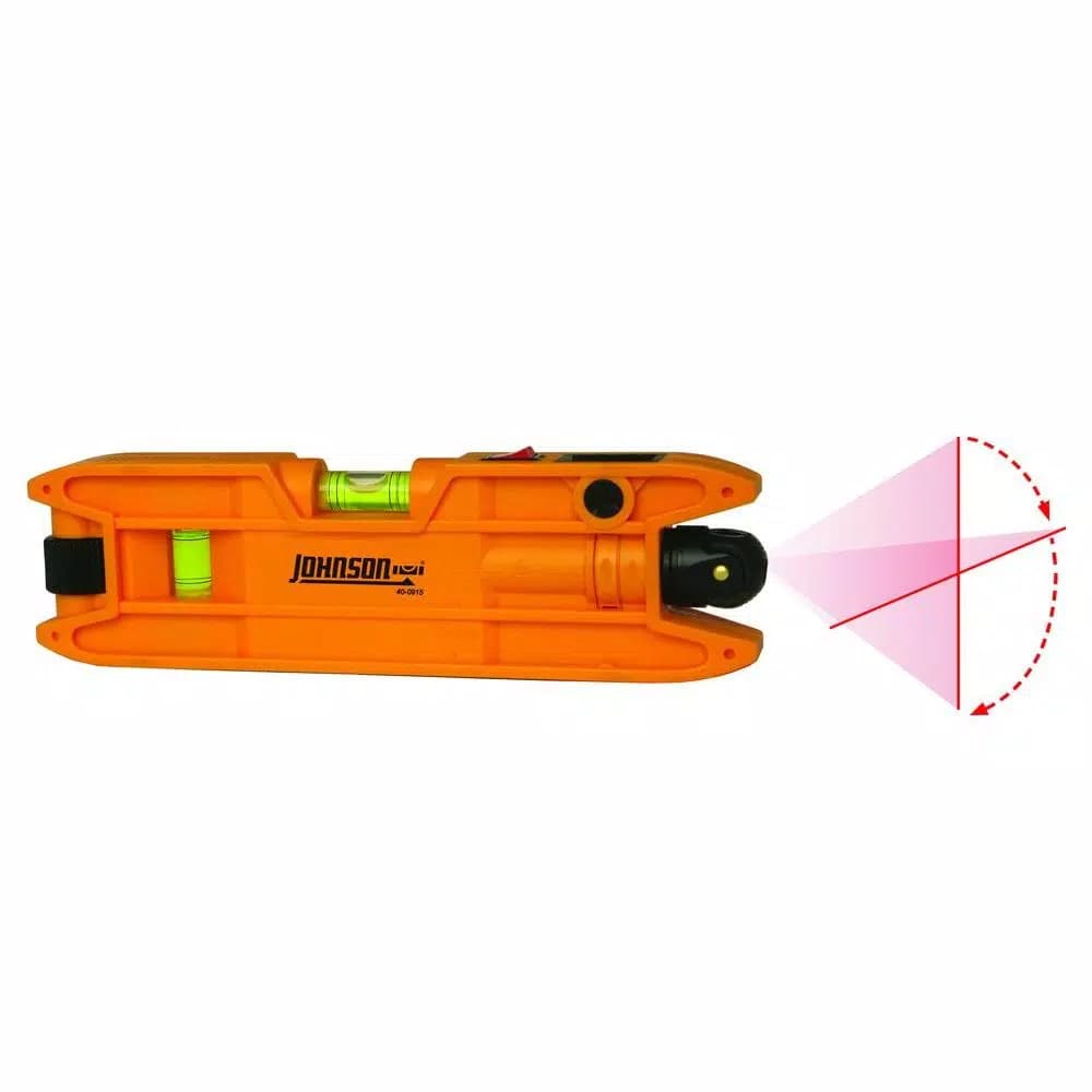 Johnson Torpedo Laser Level with Magnetic Edge and Rotating Head