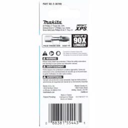 Makita ImpactXPS #3 Phillips 2 in. Power Bits, 3-Pack thumbnail 4