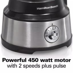 Hamilton Beach 450-Watt 10-Cup Food Processor with Built-in Bowl Scraper, Black and Stainless Steel thumbnail 6