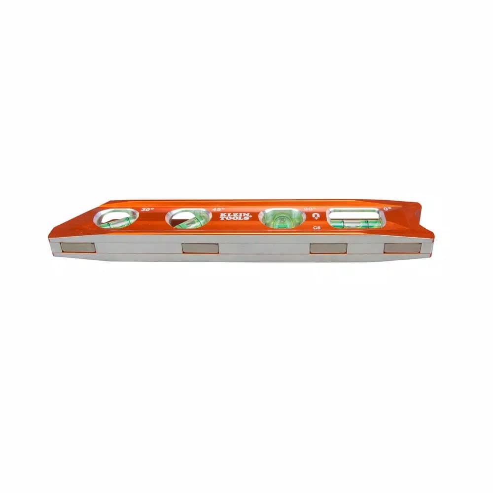 Klein Tools 8 in. Aluminum Torpedo Billet Level with Rare Earth Magnets