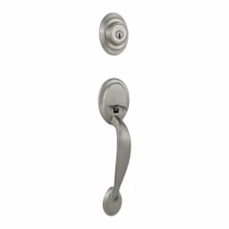 Kwikset Dakota Single Cylinder Entry Handleset, Satin Nickel, SmartKey Security thumbnail 1