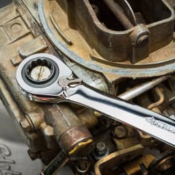 Husky 4-Piece Quad Drive Reversible Ratcheting Wrench Set, SAE/Metric thumbnail 5