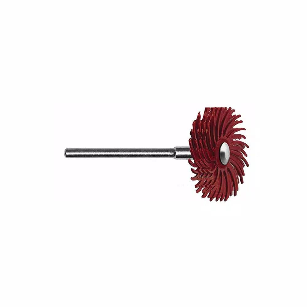 Dedeco Sunburst 7/8 in. 4-Ply Radial Discs, 220-Grit Rotary Cleaning and Polishing Tool (6-Pack)