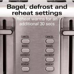 Hamilton Beach Professional 4-Slice Stainless Steel Wide Slot Toaster thumbnail 7