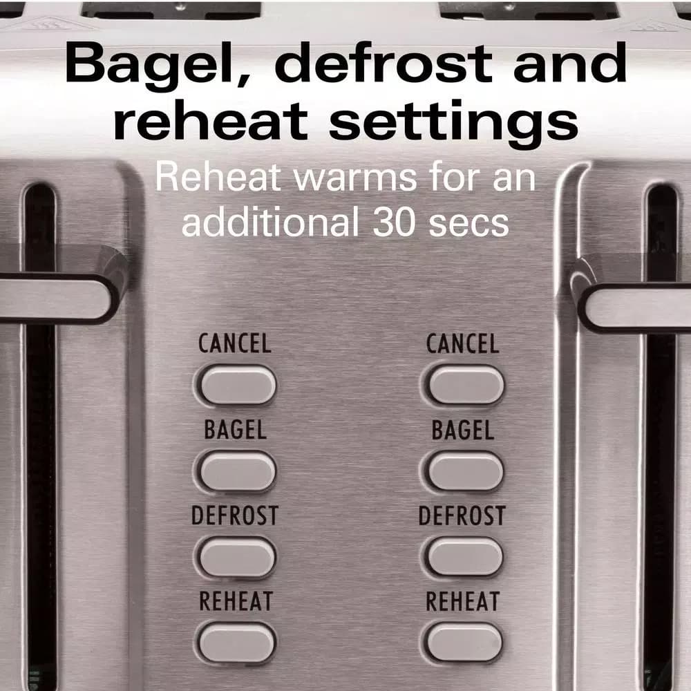 Hamilton Beach Professional 4-Slice Stainless Steel Wide Slot Toaster