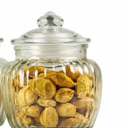 Home Basics 3-Piece Glass Canister Set with Airtight Lids for Food Storage thumbnail 2