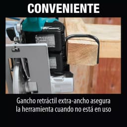 Makita 18V X2 LXT Brushless 7-1/4 in. Rear Handle Circular Saw Kit with (2) 5.0 Ah Batteries & Charger thumbnail 8