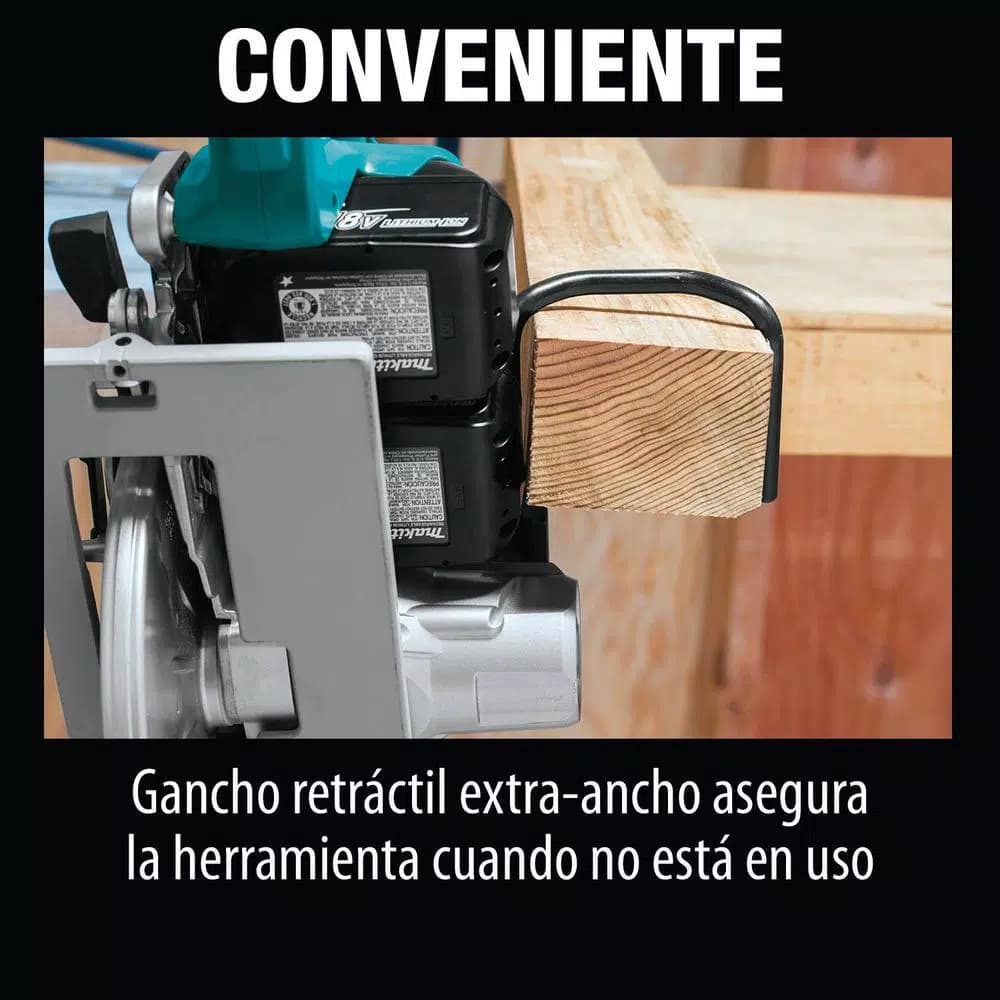 Makita 18V X2 LXT Brushless 7-1/4 in. Rear Handle Circular Saw Kit with (2) 5.0 Ah Batteries & Charger