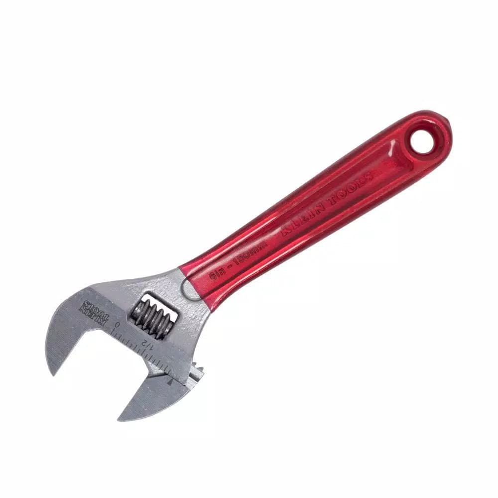 Klein Tools 6 in. Extra Capacity Adjustable Wrench, Heat-Treated Alloy Steel