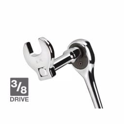 TEKTON 10-Piece 3/8 in. Drive Crowfoot Wrench Set, SAE (3/8 in. to 1 in.) thumbnail 4