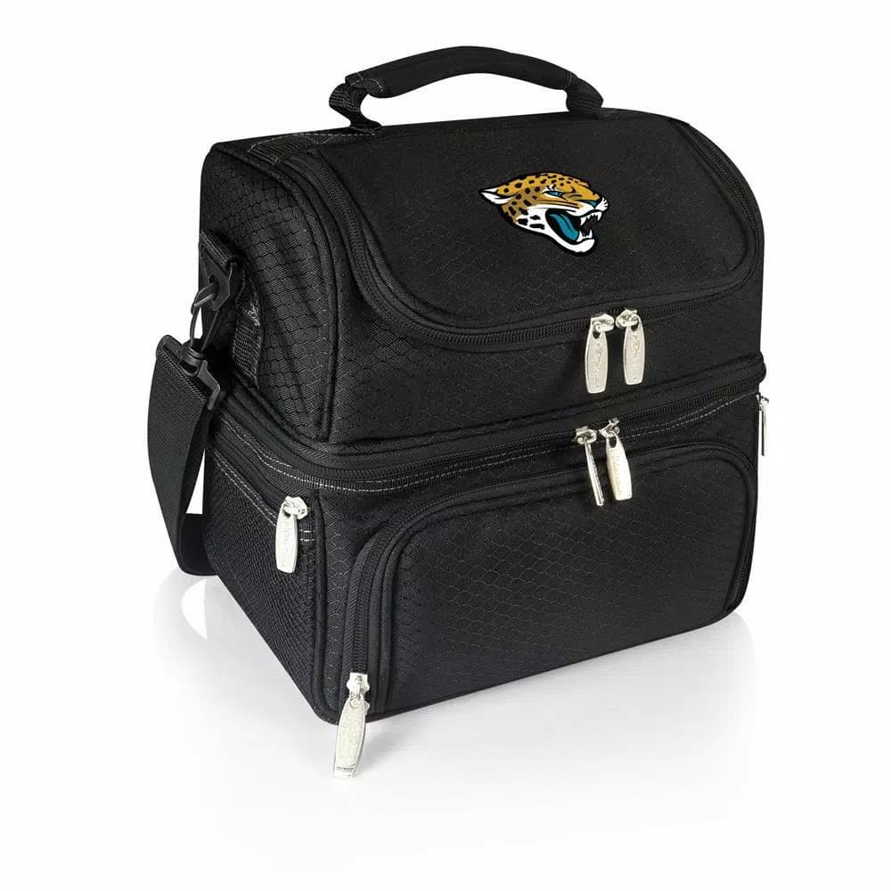 ONIVA Pranzo Jacksonville Jaguars Black Insulated Lunch Bag with Cutlery Set
