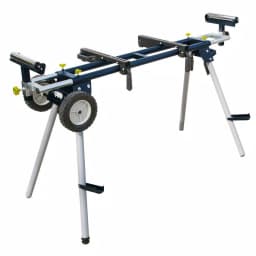 POWERTEC Deluxe Portable Miter Saw Stand with 110V Power Outlet and Wheels thumbnail 1