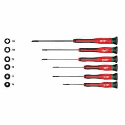 Milwaukee 6-Piece Torx Precision Screwdriver Set with All-Metal Core thumbnail 1