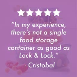 Lock & Lock Easy Essentials 14-Piece Food Storage Container Set, Airtight & Leakproof thumbnail 5