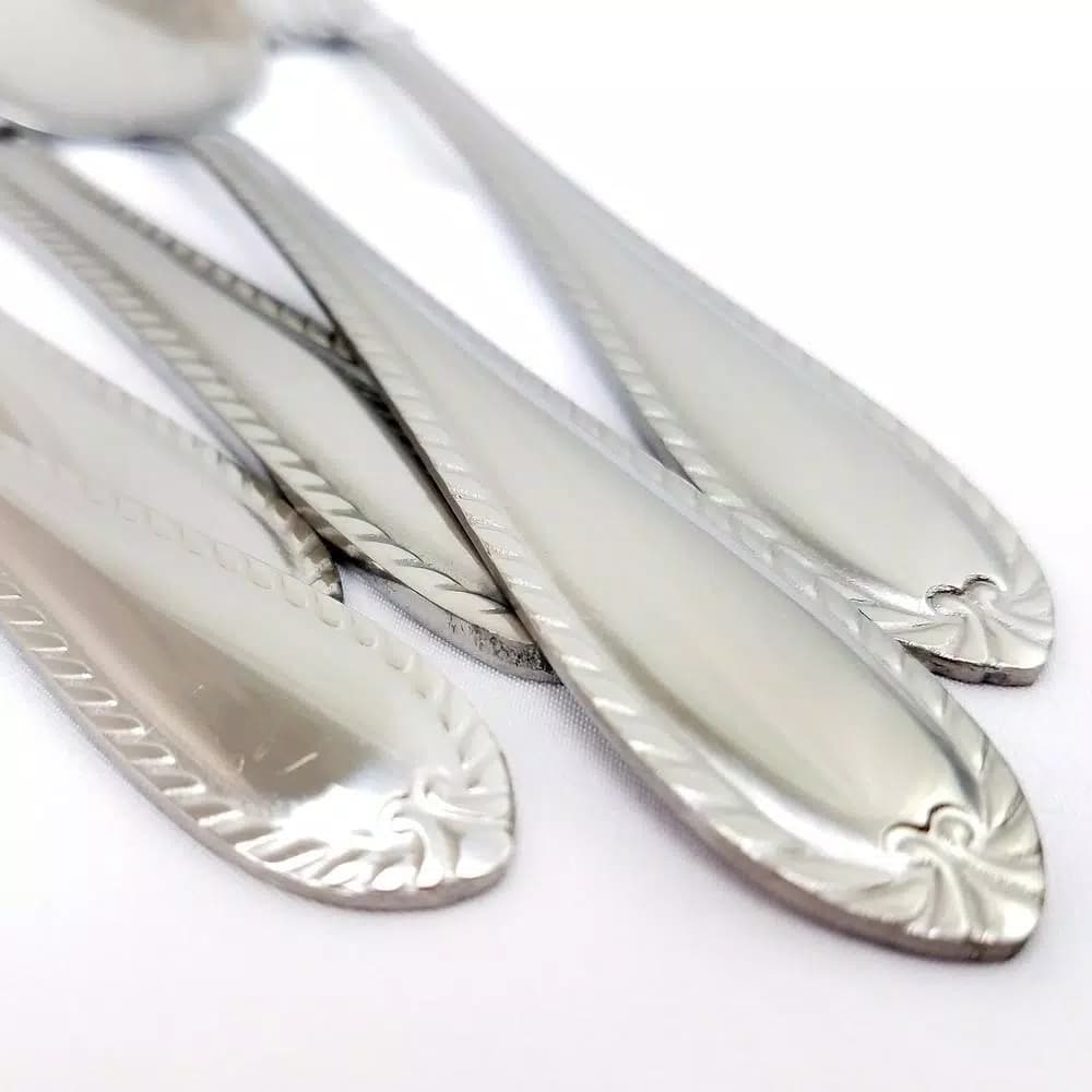 Gibson Home Wilmington Plus 55-Piece Stainless Steel Flatware Set, Service for 8