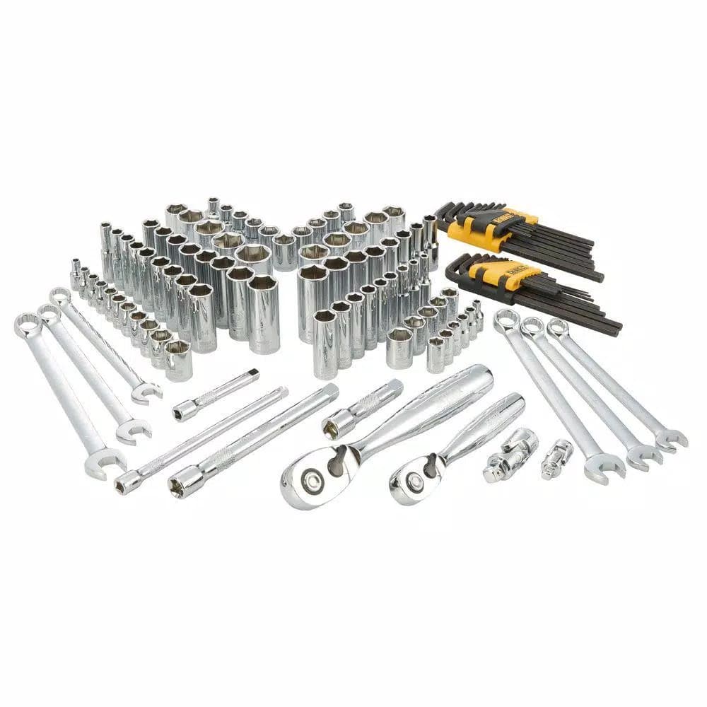 DEWALT 118-Piece Mechanics Tool Set with Ratchet and Socket Set