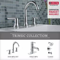 Delta Trinsic 24 in. Double Towel Bar, Chrome thumbnail 4