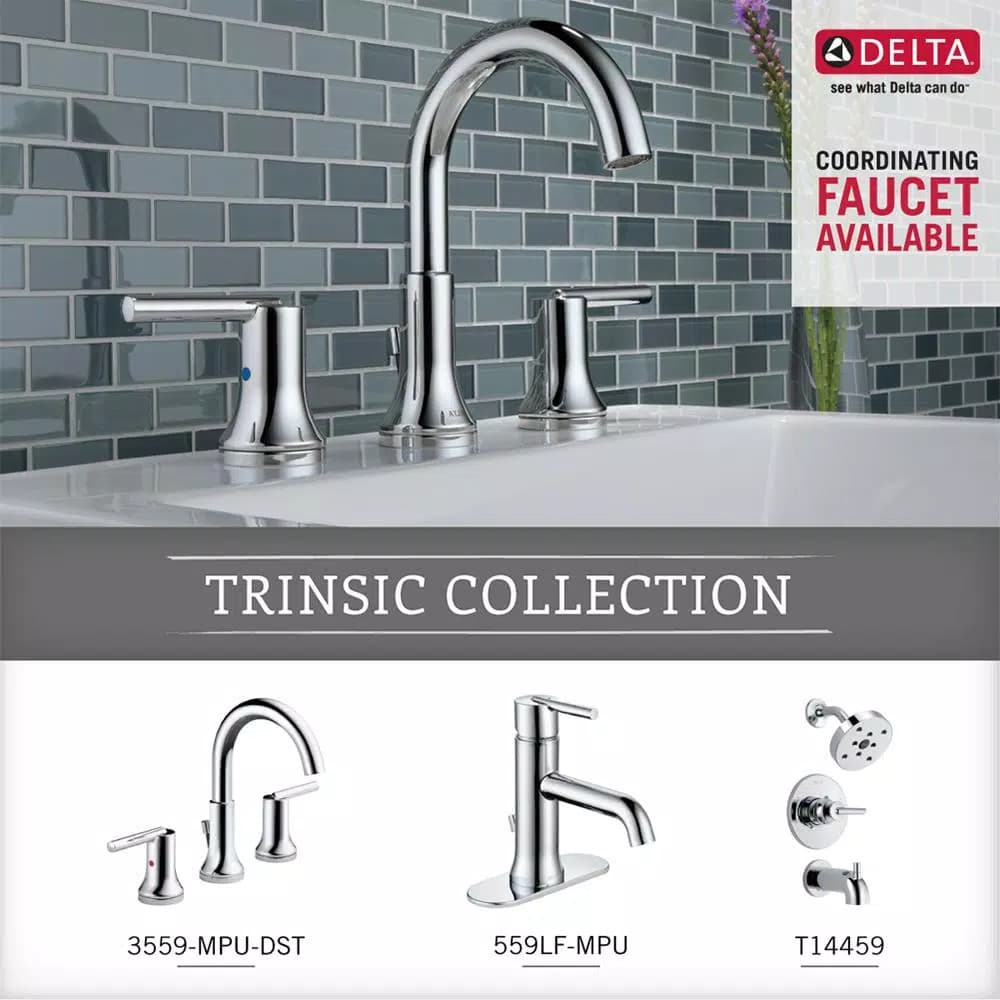Delta Trinsic 24 in. Double Towel Bar, Chrome