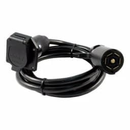 CURT 7' Original Equipment 7-Way RV Blade Wiring Extension for 5th Wheel and Gooseneck Trailers thumbnail 1