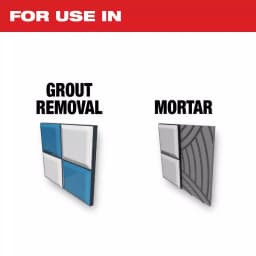 Milwaukee 3 in. Universal Fit Hybrid Carbide Grit 2-in-1 Oscillating Multi-Tool Blade for Tile Work thumbnail 2