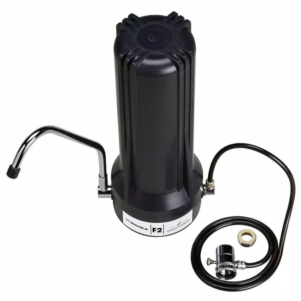 Home Master Jr F2 Countertop Water Filter System, Black
