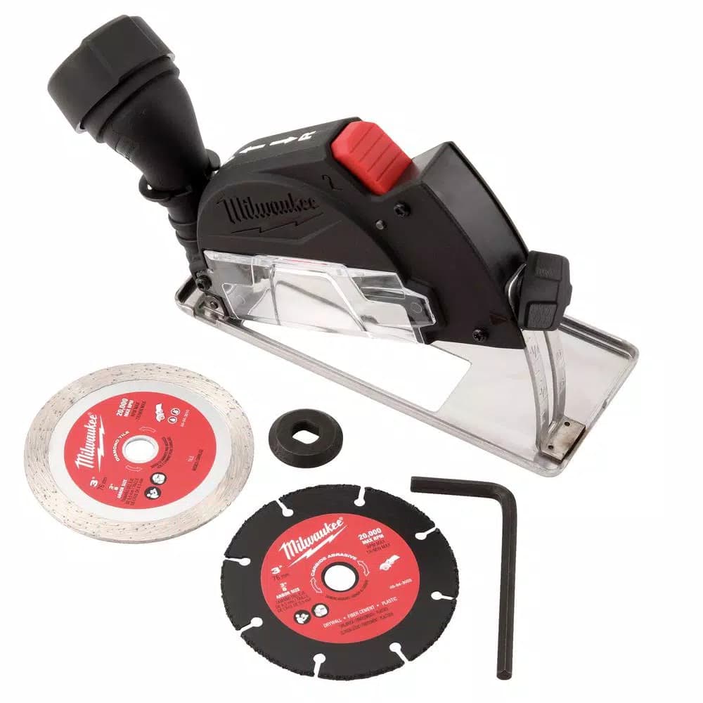 Milwaukee M12 FUEL 12V Brushless 3 in. Cordless Cut Off Saw Kit with 4.0 Ah Battery, Charger, and Bag