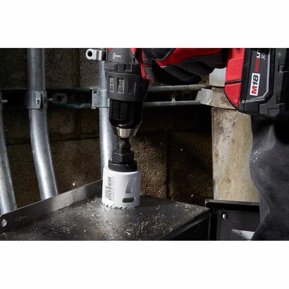 Milwaukee 3-5/8 in. Hole Dozer Carbide Hole Saw for Metal and Multi-Material
