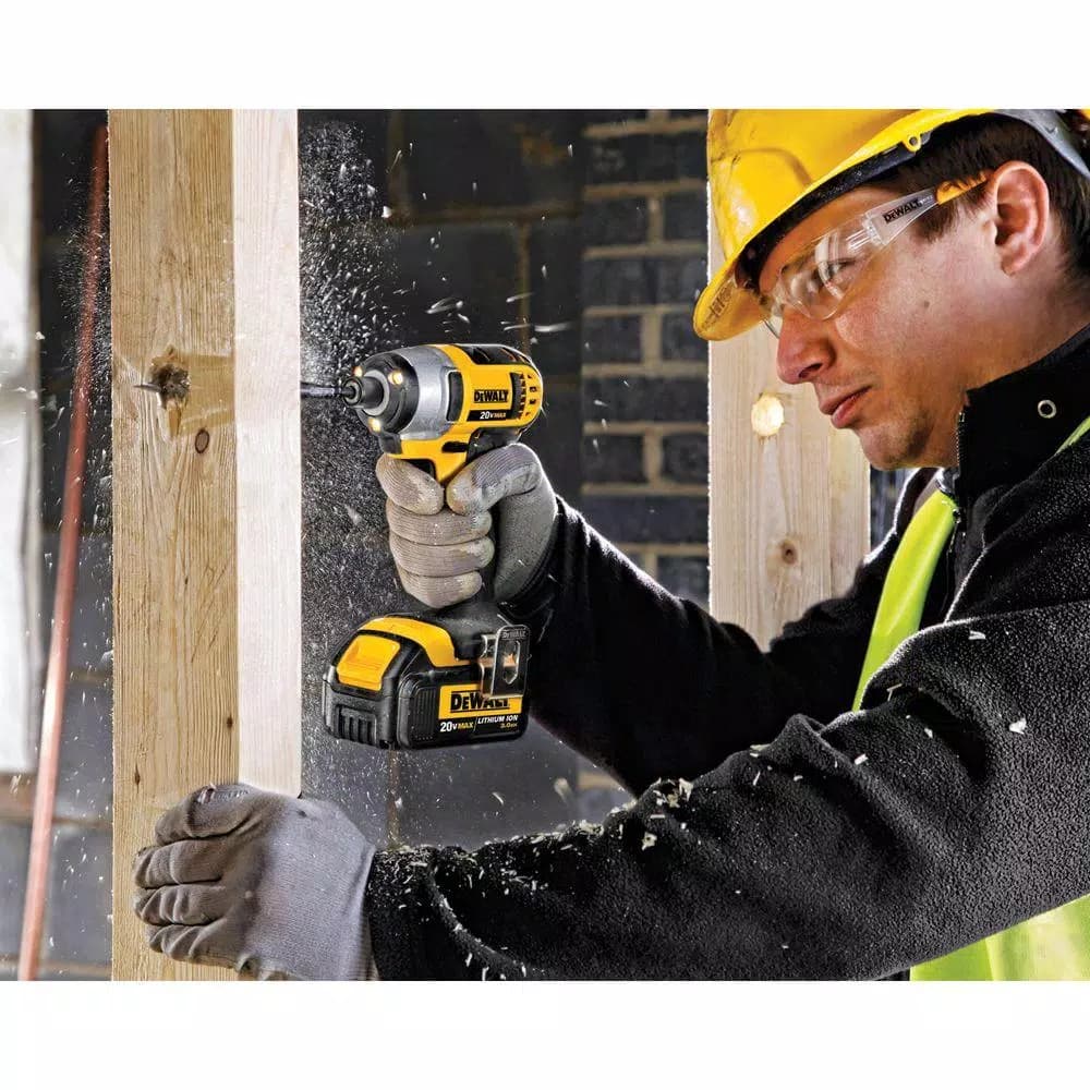 DEWALT 20V MAX Cordless 1/4 in. Impact Driver Kit with 3.0Ah Battery and Charger