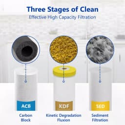 Express Water 3-Stage Whole House Water Filtration System - Heavy Metal & Contaminant Removal thumbnail 6