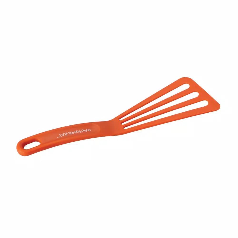 Rachael Ray Orange Silicone and Nylon Kitchen Utensil Set, 6-Piece Baking Tool Set