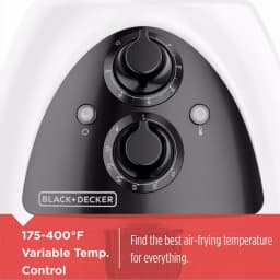 BLACK+DECKER PuriFry 2 Qt. Air Fryer, White thumbnail 3