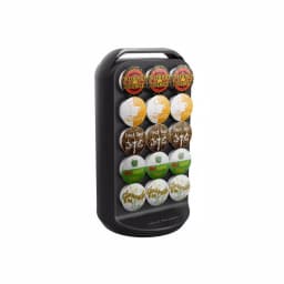 Mind Reader Apollo 30-Capacity K-Cup Storage Carousel - Black & Chrome Coffee Pod Dispenser thumbnail 5
