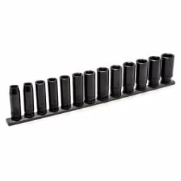 Husky 1/2 in. Drive Metric Deep Impact Socket Set, 13-Piece thumbnail 5